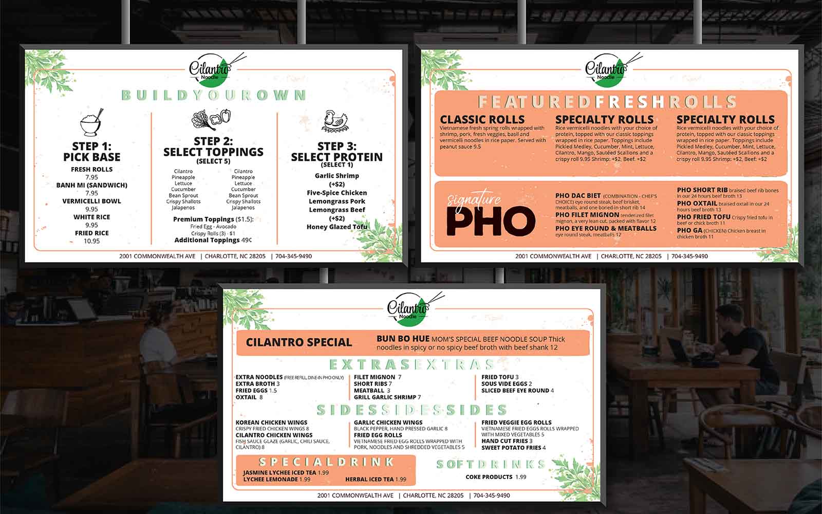 Restaurant Menu Design, TV Screen Menu, Digital Menu Design, Shuvo Mallick