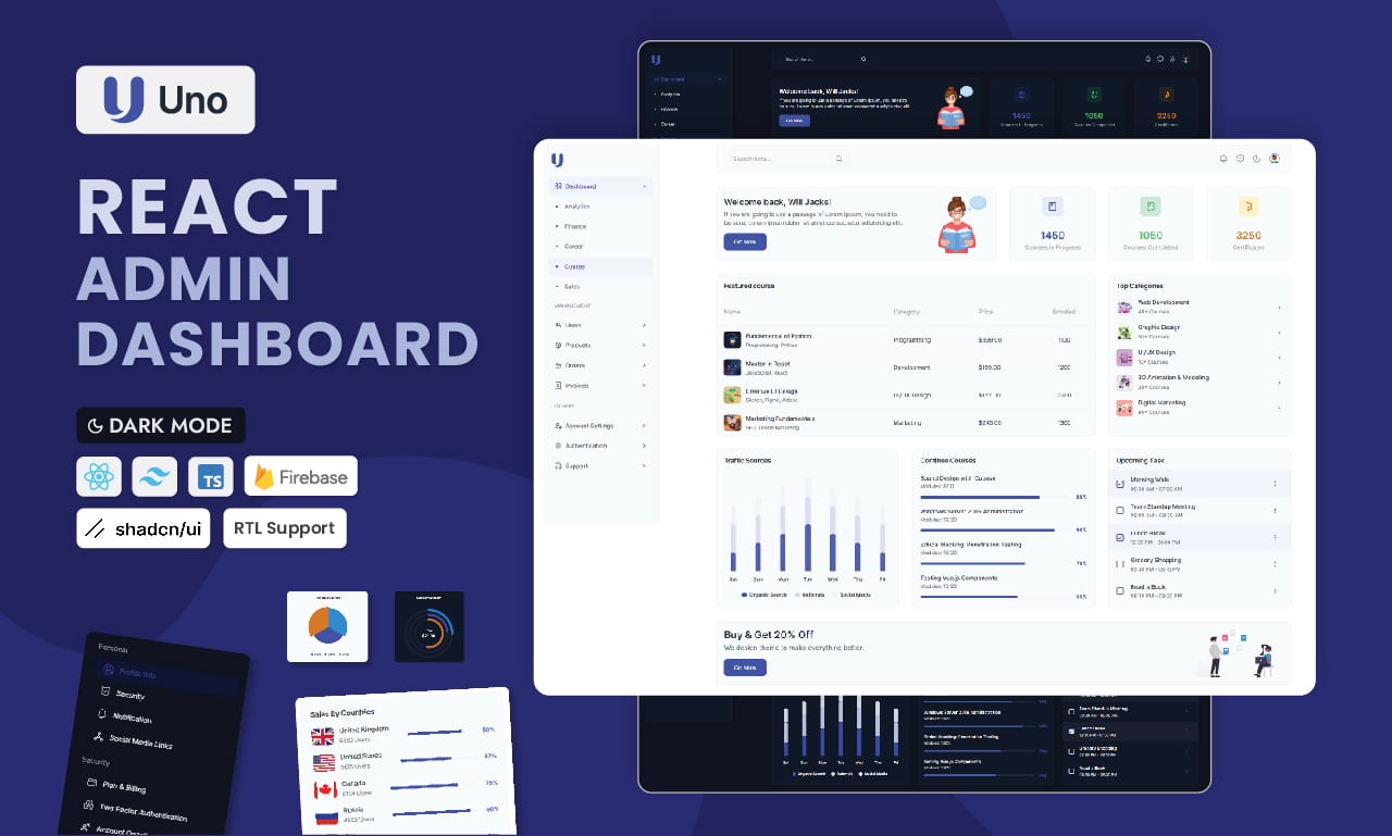 React.js Admin Dashboard Template